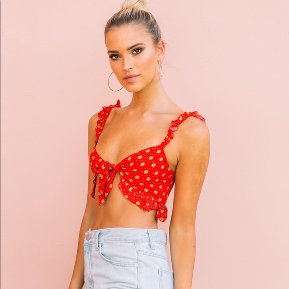 CHARCOAL Love Ballad Crop Top - Picture 5 of 5